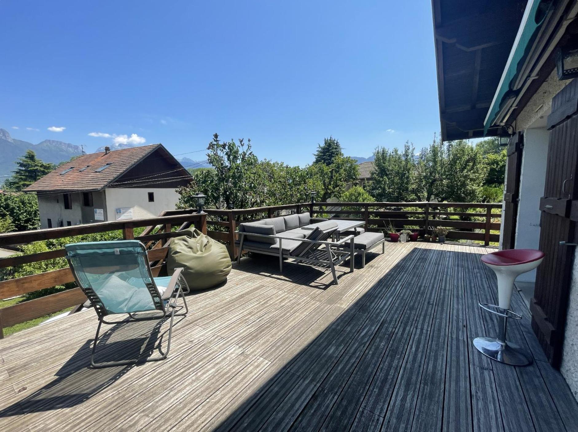 Cosy Chalet Annecy Lake For A Family ซิวริเย ภายนอก รูปภาพ