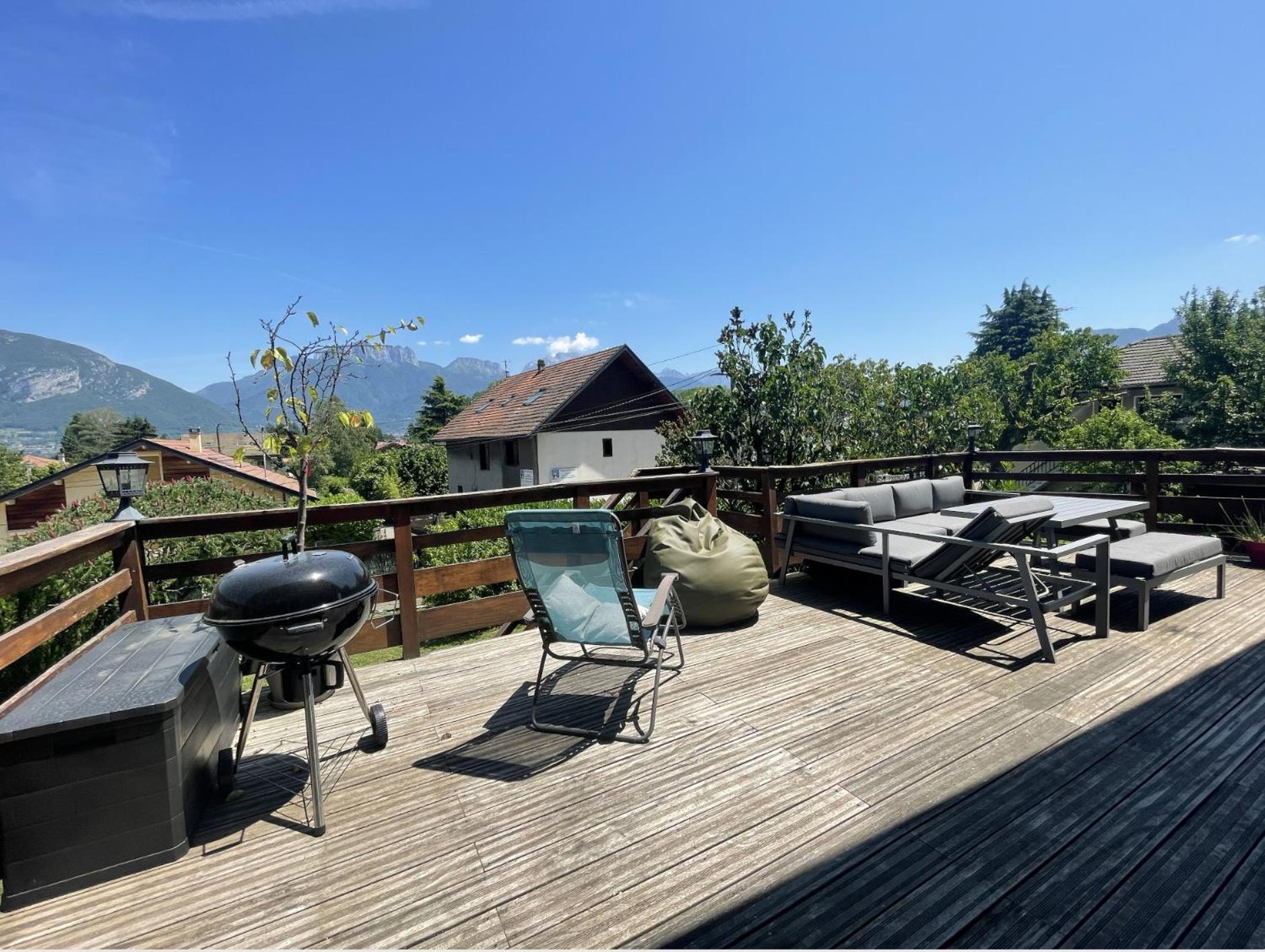 Cosy Chalet Annecy Lake For A Family ซิวริเย ภายนอก รูปภาพ